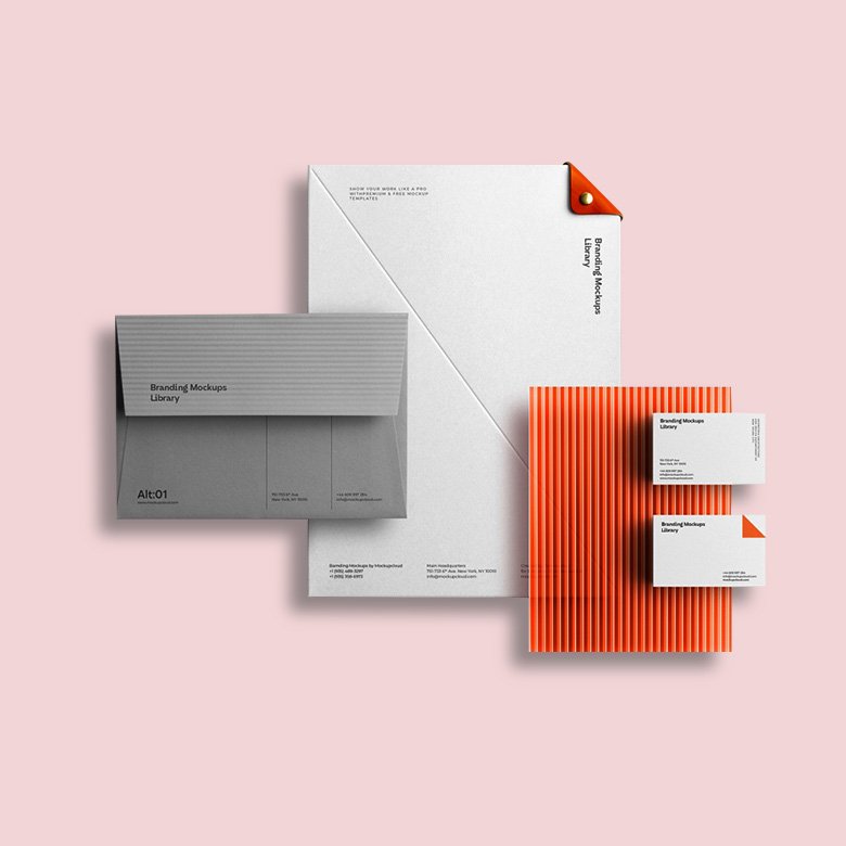 corporate stationary mockup