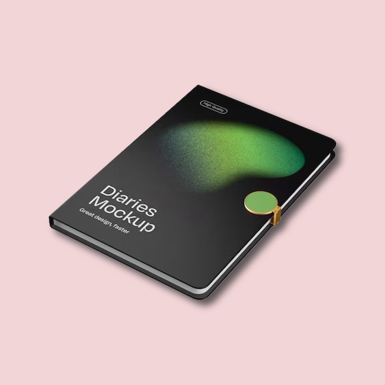 diary mockup