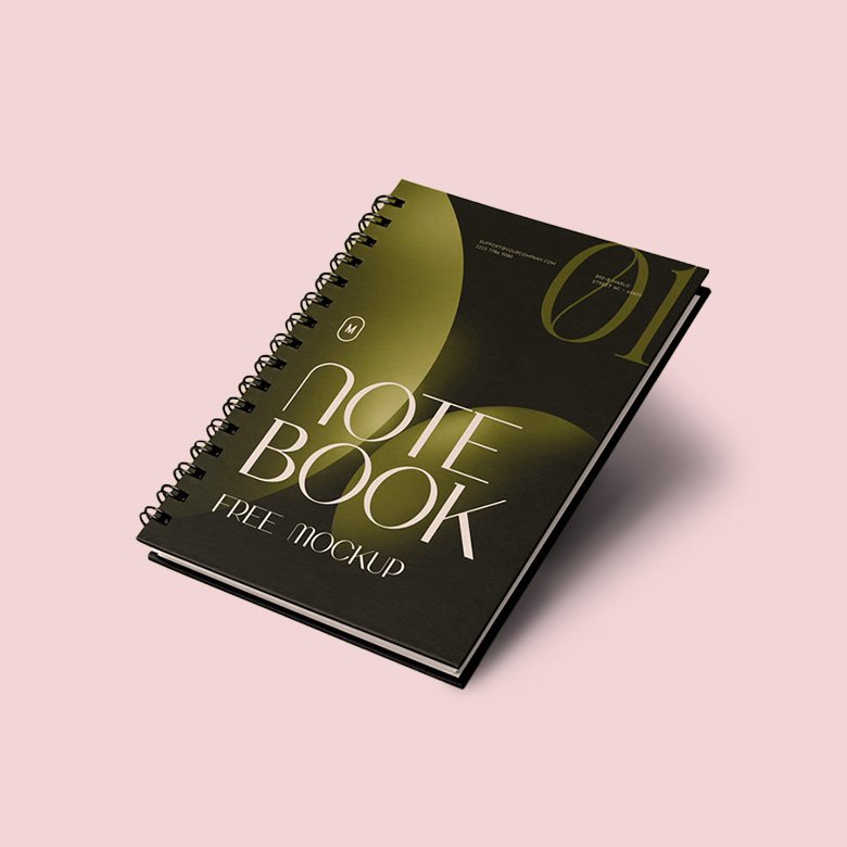 notebook mockup